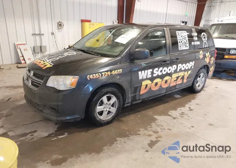 2012 Dodge Grand Caravan Se/Avp z USA, uszkodzony, nr VIN 2C4RDGBG9CR268912